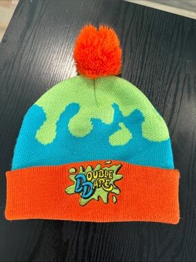 Nickelodeon Double Dare 2017 Nick Box  Pom Pom Beanie Hat
